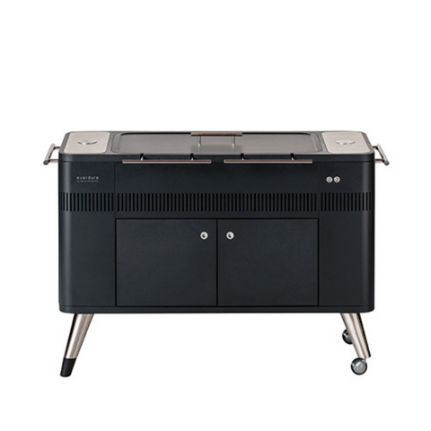 Houtskool barbecue Hub van Everdure by Heston Blumenthal met elektrische ontsteking. My Cool Kitchen is premium specialist in Everdure by Heston Blumenthal.