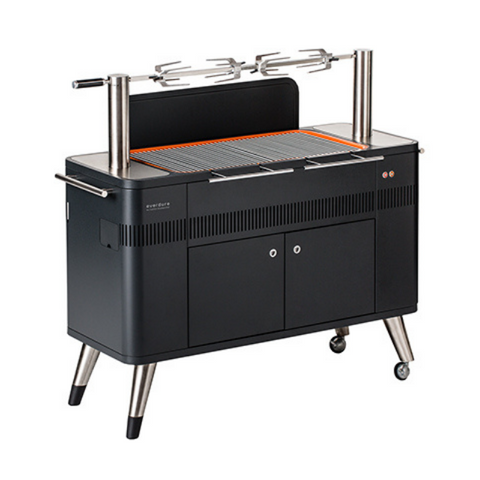 Houtskool barbecue Hub van Everdure by Heston Blumenthal met elektrische ontsteking. My Cool Kitchen is premium specialist in Everdure by Heston Blumenthal.