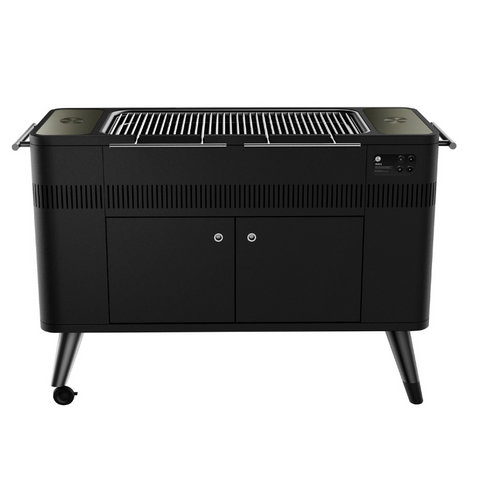 Houtskool barbecue Hub II van Everdure by Heston Blumenthal met elektrische ontsteking. My Cool Kitchen is premium specialist in Everdure by Heston Blumenthal.