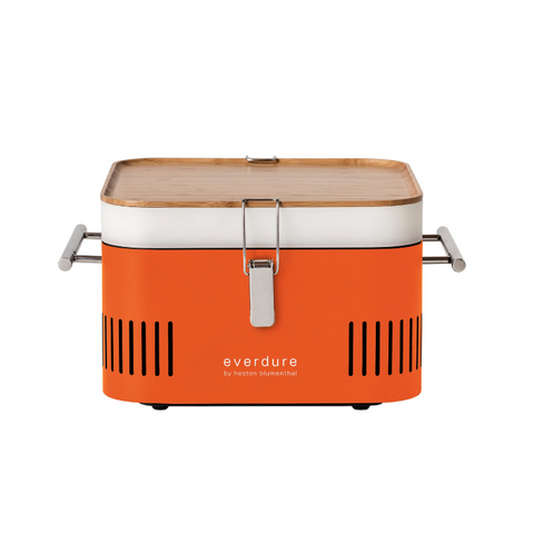 Houtskoolbarbecue Cube van Everdure by Heston Blumenthal. Handig voor in het park, op het strand of in de camper of caravan. My Cool Kitchen is premium specialist in Everdure by Heston Blumenthal.