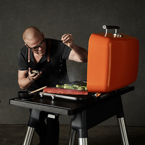 Gas barbecue Furnace van Everdure by Heston Blumenthal met elektrische ontsteking. My Cool Kitchen is premium specialist in Everdure by Heston Blumenthal.