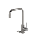 My Cool Kitchen - Productfoto Selsiuz Cool 4-in-1 haaks waterkaan voor gekoeld en bruisend water. Uitvoering inox / RVS met koeler. My Cool Kitchen is premium Selsiuz dealer.