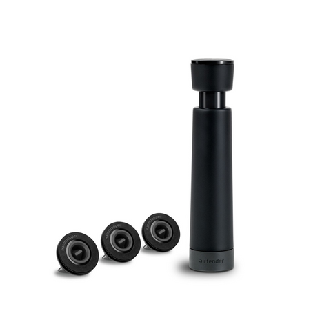 Airtender Wine Set Vacuümpomp en 3 Nanostoppers