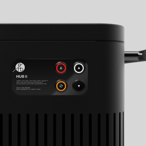 Houtskool barbecue Hub II van Everdure by Heston Blumenthal met elektrische ontsteking. My Cool Kitchen is premium specialist in Everdure by Heston Blumenthal.