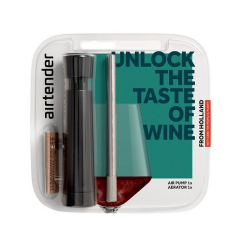 Airtender Wine Aerator Set Pomp met Beluchter