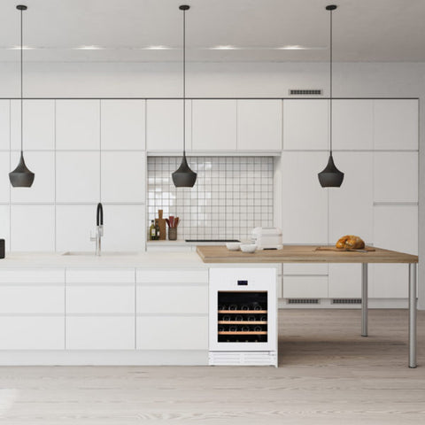 My Cool Kitchen - Temptech Elegance Wijnkoelkast met 2 Zones voor 46 Flessen Greeploos - 7090013678023 - EX60DRW - Temptech wijnkoelkast kopen