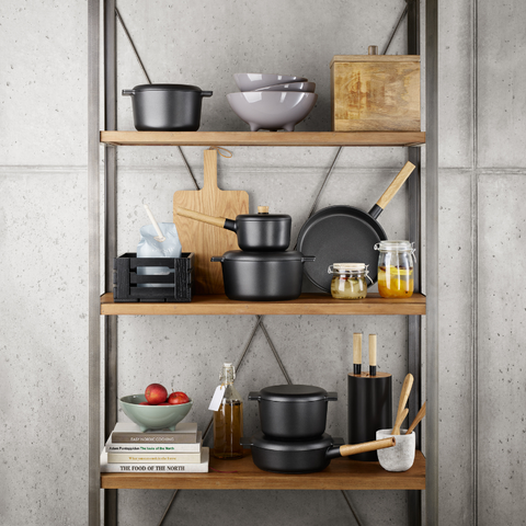 Aluminium & eikenhouten sauteerpan van Eva Solo kopen. My Cool Kitchen is premium specialist in Eva Solo.