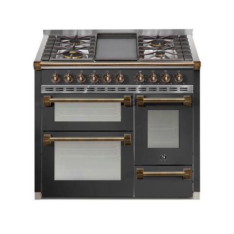 Steel Fornuis Ascot 100/3 - Gas Fornuis | AQ10SFF | Model 2025