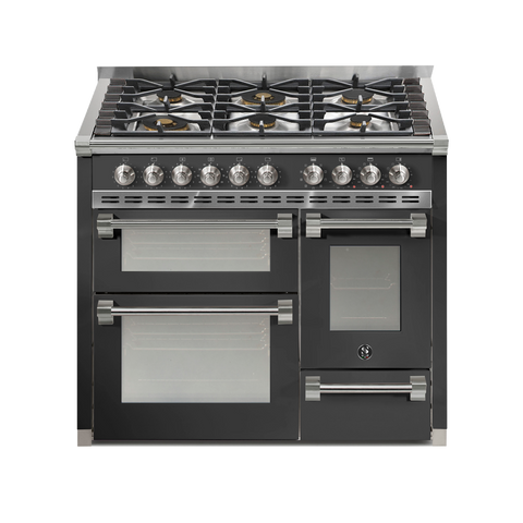 Steel Fornuis Ascot 100/3 - Gas Fornuis | AQ10SFF | Model 2025