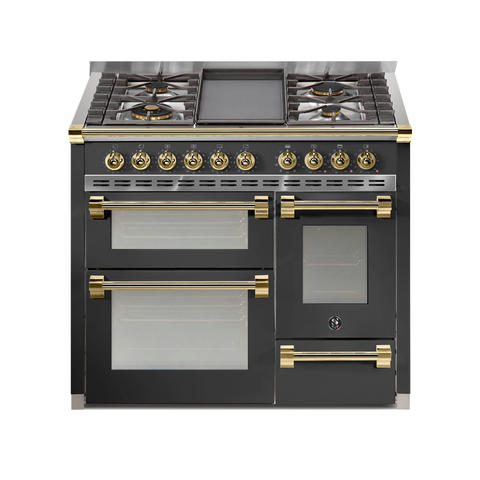 Steel Fornuis Ascot 100/3 - Gas Fornuis | AQ10SFF | Model 2025