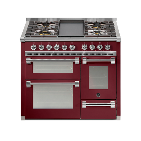 Steel Fornuis Ascot 100/3 - Gas Fornuis | AQ10SFF | Model 2025