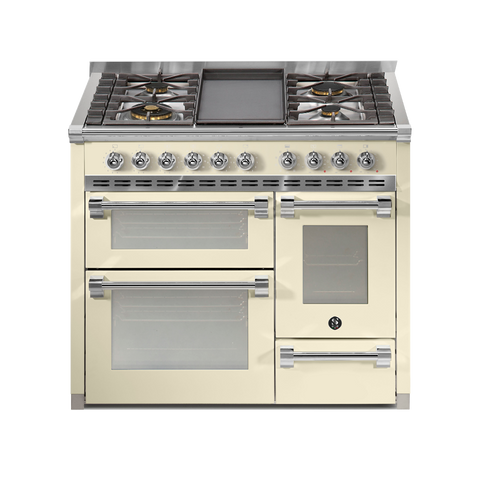 Steel Fornuis Ascot 100/3 - Gas Fornuis | AQ10SFF | Model 2025