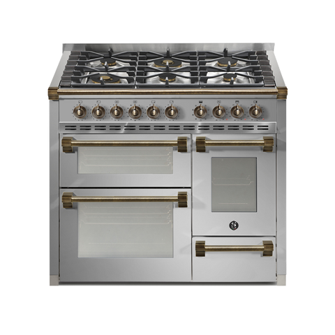 Steel Fornuis Ascot 100/3 - Gas Fornuis | AQ10SFF | Model 2025