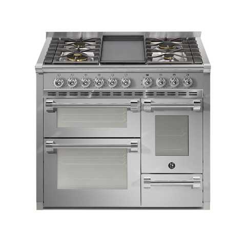 Steel Fornuis Ascot 100/3 - Gas Fornuis | AQ10SFF | Model 2025