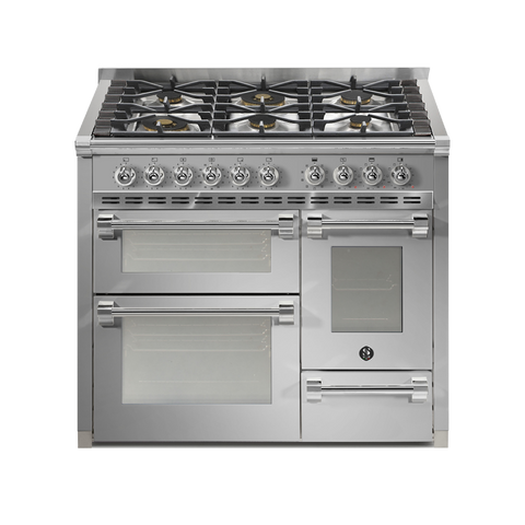 Steel Fornuis Ascot 100/3 - Gas Fornuis | AQ10SFF | Model 2025