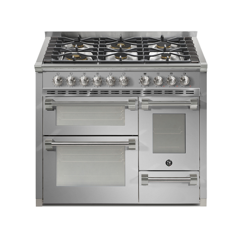 Steel Fornuis Ascot 100/3 - Gas Fornuis | AQ10SFF | Model 2025