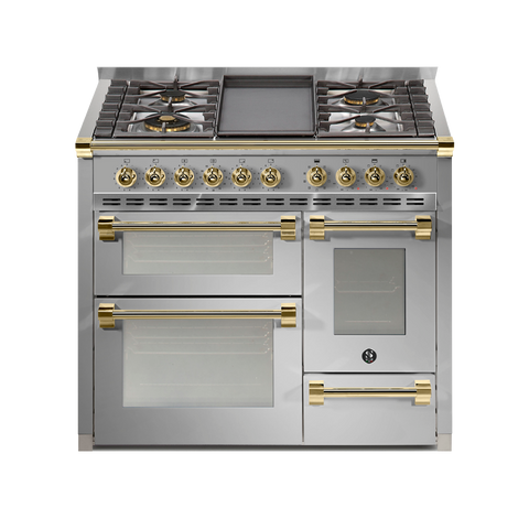 Steel Fornuis Ascot 100/3 - Gas Fornuis | AQ10SFF | Model 2025