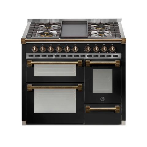 Steel Fornuis Ascot 100/3 - Gas Fornuis | AQ10SFF | Model 2025