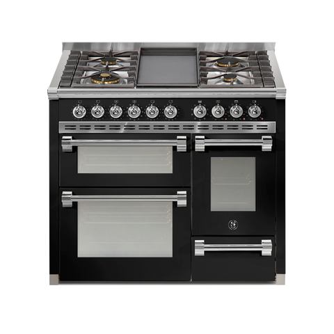 Steel Fornuis Ascot 100/3 - Gas Fornuis | AQ10SFF | Model 2025
