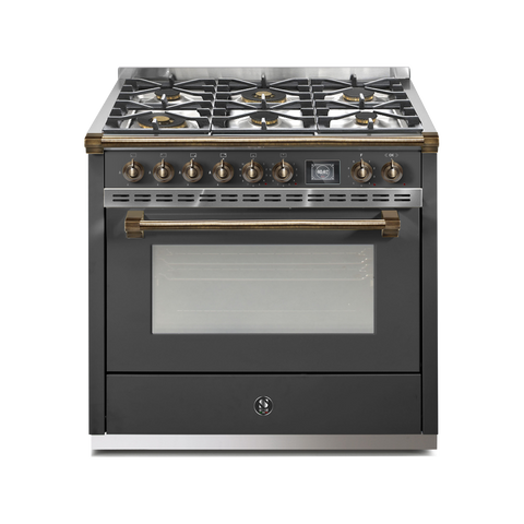 Steel Fornuis Ascot 90 - Gas Fornuis | AQ9S |Model 2025