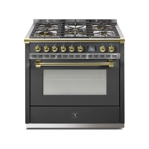 Steel Fornuis Ascot 90 - Gas Fornuis | AQ9S |Model 2025