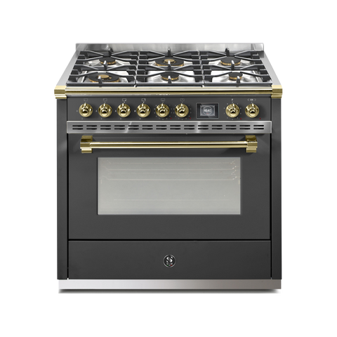 Steel Fornuis Ascot 90 - Gas Fornuis | AQ9S |Model 2025