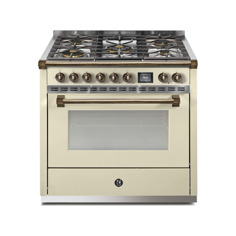 Steel Fornuis Ascot 90 - Gas Fornuis | AQ9S |Model 2025