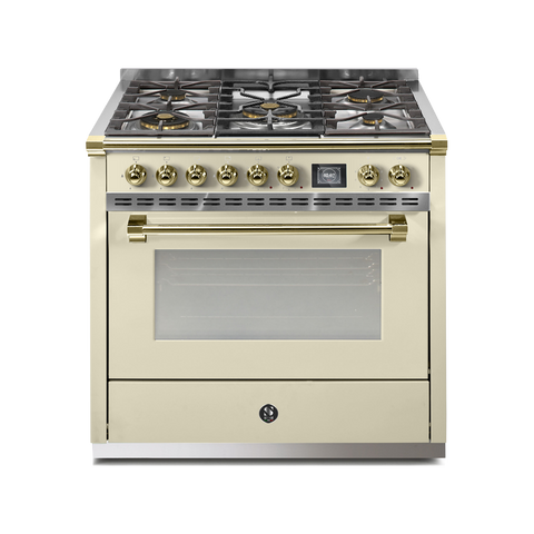 Steel Fornuis Ascot 90 - Gas Fornuis | AQ9S |Model 2025
