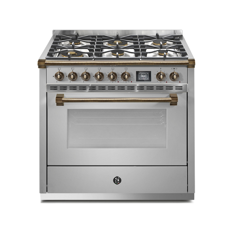 Steel Fornuis Ascot 90 - Gas Fornuis | AQ9S |Model 2025
