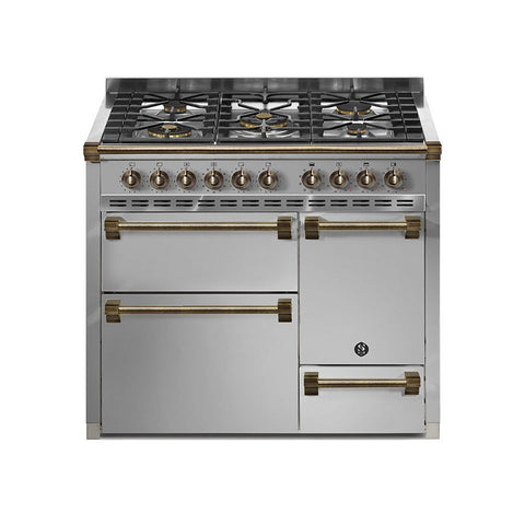 Steel Fornuis Ascot 100/3 D - Gas Fornuis | AQ10SFF-D | Model 2025