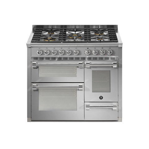 Steel Fornuis Ascot 100/3 - Gas Fornuis | AQ10SFF | Model 2025