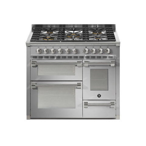 Steel Fornuis Ascot 100/3 - Gas Fornuis | AQ10SFF | Model 2025