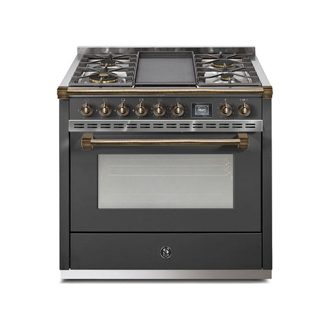 Steel Fornuis Ascot 90 - Gas Fornuis | AQ9S |Model 2025
