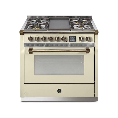Steel Fornuis Ascot 90 - Gas Fornuis | AQ9S |Model 2025
