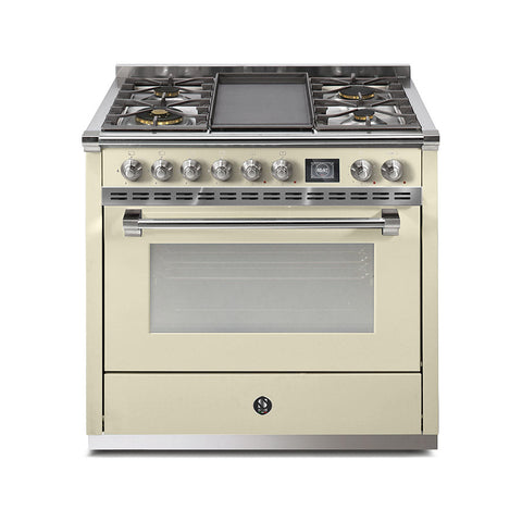Steel Fornuis Ascot 90 - Gas Fornuis | AQ9S |Model 2025