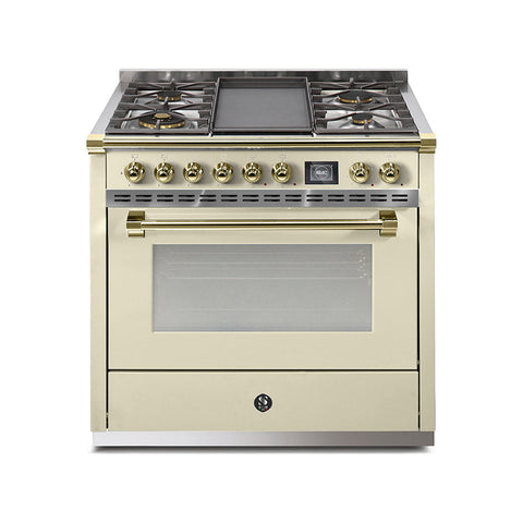 Steel Fornuis Ascot 90 - Gas Fornuis | AQ9S |Model 2025