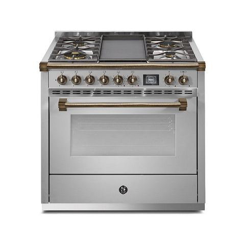 Steel Fornuis Ascot 90 - Gas Fornuis | AQ9S |Model 2025