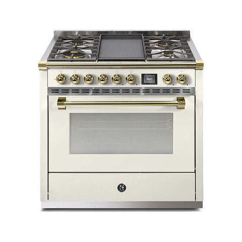 Steel Fornuis Ascot 90 - Gas Fornuis | AQ9S |Model 2025