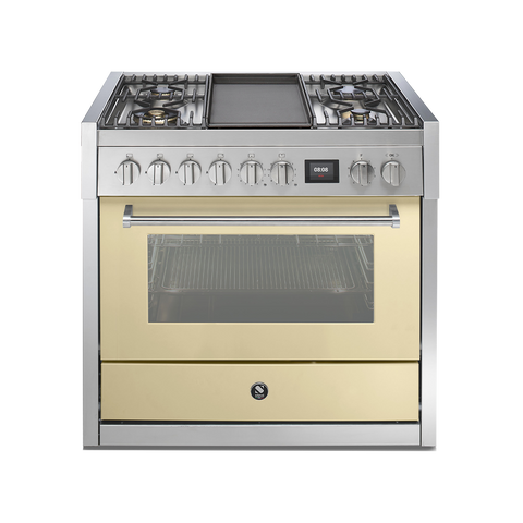 Steel fornuis Genesi 90 - Gas fornuis | GQ9S | Model 2025