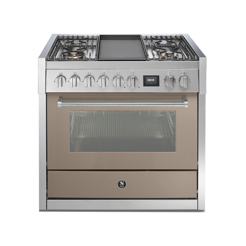 Steel fornuis Genesi 90 - Gas fornuis | GQ9S | Model 2025