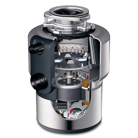 Dit is de insinkerator 200 binnenkant.