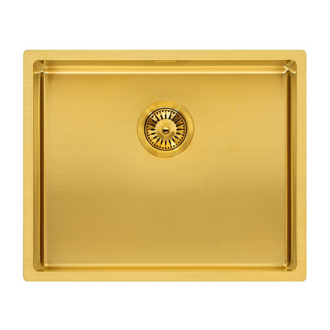 Dit is de Lanesto spoelbak gold 50x40 cm.