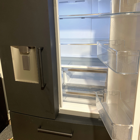 Steel Cucine Enfasi 90 All-Black Frensh doors Koelkast EFR-9