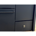 Steel Fornuis Enfasi 100/3 All Black met steenoven - inductie fornuis | EQ10FFF-5FI NF | Model 2023
