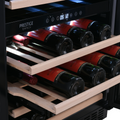 My Cool Kitchen - Temptech Prestige Wijnkoelkast met 2 Zones voor 46 Flessen - 7090013678405 - PRESX60DB - Temptech wijnkoelkast kopen