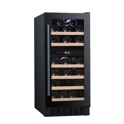 My Cool Kitchen - Temptech Prestige Wijnkoelkast met 2 Zones voor 32 Flessen - 7090013678399 - PRESQ38DB - Temptech wijnkoelkast kopen