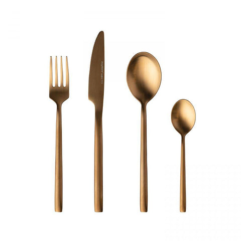 GEM 4-delige bestekset goud