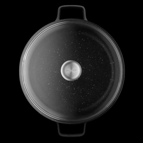 GEM Sauteerpan met dubbele handgreep en deksel 28 cm