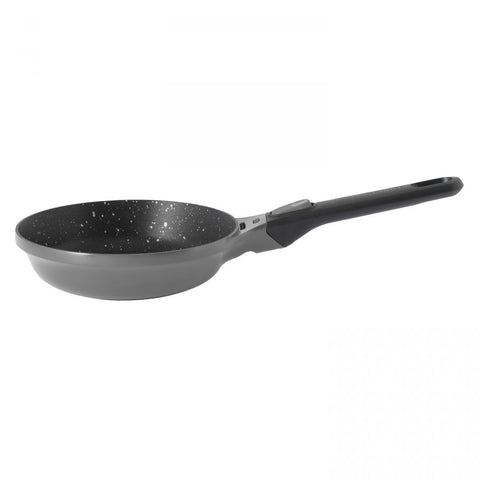 GEM Braadpan met afneembaar handvat grijs 20 cm