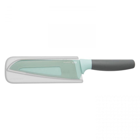 LEO Santokumes mintgroen 17 cm met beschermhoes